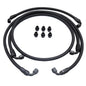 Full Send Diesel Black Braided Replacement 68RFE Transmission Line Kit 13-18 Ram 6.7L Cummins