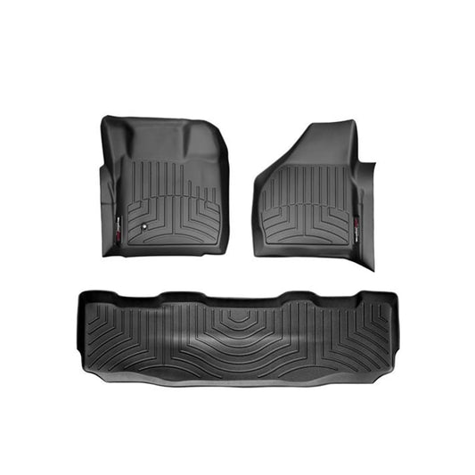 WeatherTech DigitalFit Floor Liner Set (w/ 2 Piece Front) 08-10 Ford SuperDuty Crew Cab