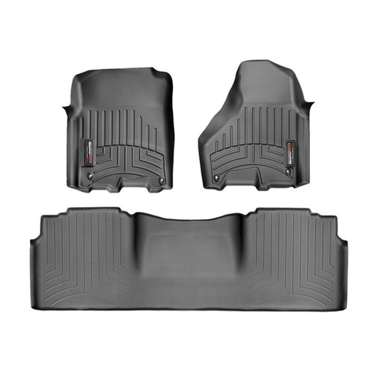 WeatherTech DigitalFit Floor Liner Set (w/ 2 Piece Front) 12-18 Dodge Ram Mega Cab
