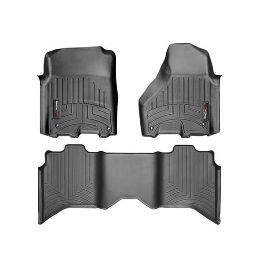 WeatherTech DigitalFit Floor Liner Set (w/ 2 Piece Front) 12-18 Dodge Ram Crew Cab