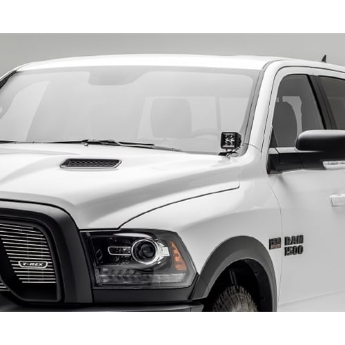 ZROADZ Z364521 Hood Hinges LED Light Pod Mounts 09-18 Ram