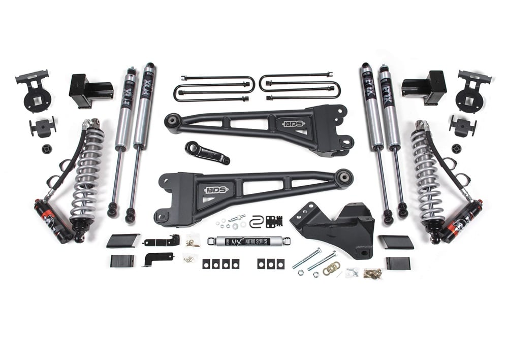 BDS Suspension 5" Performance Coilover Radius Arm System 20-22 Ford 6.7L Powerstroke F250/350