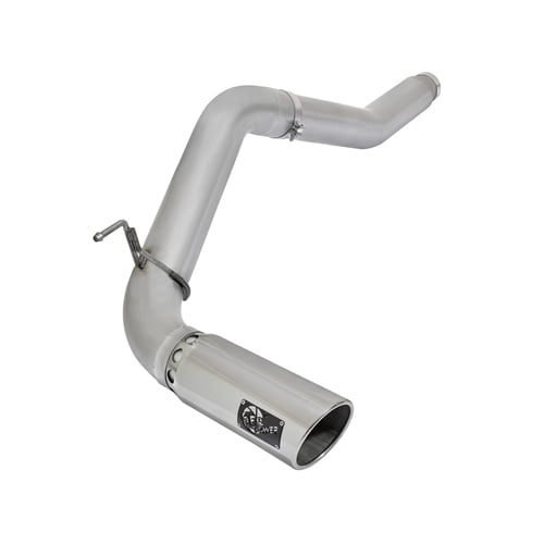 AFE ATLAS 5" Aluminized Exhaust w/ Polished Tip 16-19 Nissan Titan XD 5.0L Cummins
