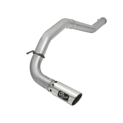 AFE ATLAS 4" Aluminized Exhaust w/ Polished Tip 16-19 Nissan Titan XD 5.0L Cummins