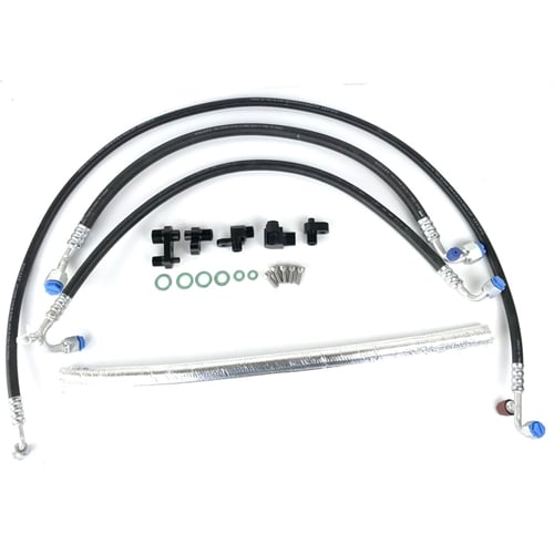 Fleece Performance Air Conditioning Line Reroute Kit 13-18 Ram 6.7L Cummins