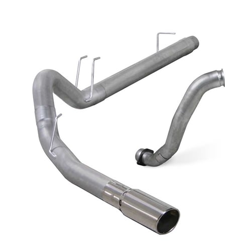 Diamond Eye 4" Aluminized DPF Back Exhaust Kit with Downpipe 08-10 6.4L Ford Powerstroke