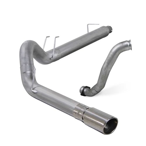 Diamond Eye 5" Aluminized DPF Back Exhaust Kit with Downpipe 08-10 6.4L Ford Powerstroke
