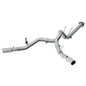MBRP Armor Plus 4" Stainless Steel DPF Back Dual Outlet Exhaust 17-26 Ford 6.7L Powerstroke