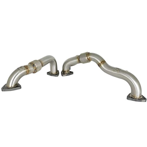 AFE Twisted Steel Headers Up-Pipes 08-10 6.4L Ford Powerstroke