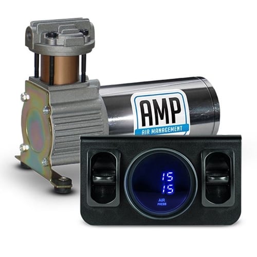 PacBrake HP10256 Independent Air Spring Paddle Dash Switch and Compressor Kit