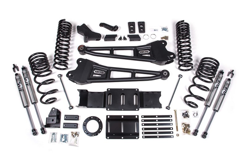 BDS Suspension 4" Radius Arm Suspension System 19-24 Ram 6.7L Cummins 2500