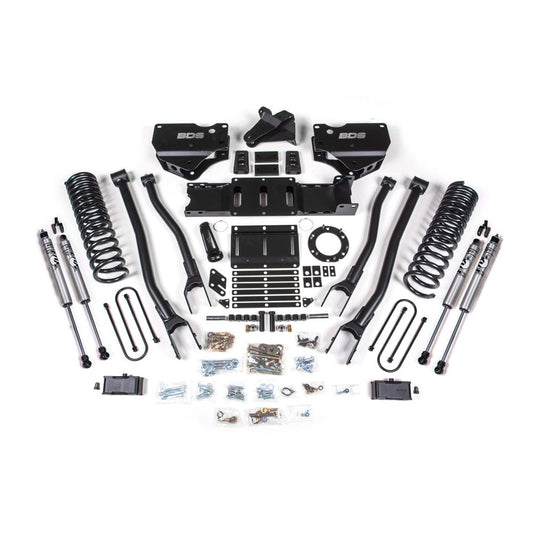 BDS Suspension 4" 4 Link Lift Kit 19-24 Ram 6.7L Cummins 3500 w/o Factory Air
