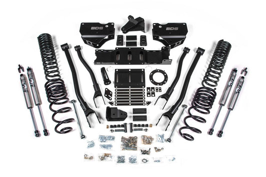 BDS Suspension 4" 4 Link Lift Kit 19-22 Ram 6.7L Cummins 2500 w/ Rear Coils