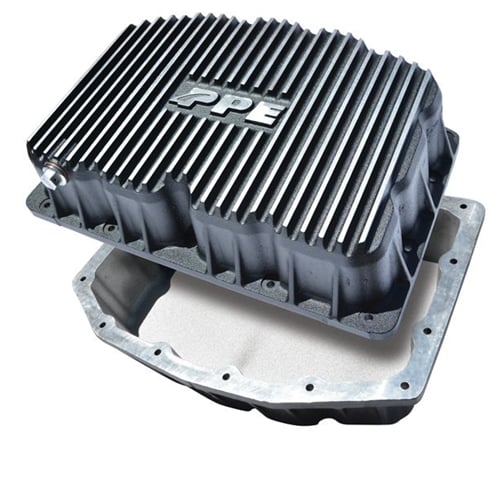 PPE 314052110 Heavy-Duty Cast Aluminum Engine Oil Pan (Brushed) 11-25 Ford 6.7L Powerstroke