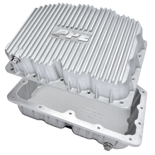 PPE 314052100 Heavy-Duty Cast Aluminum Engine Oil Pan (Raw) 11-25 6.7L Ford Powerstroke