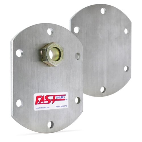 Fast Coolers Covers (Pair) with Sight Glass