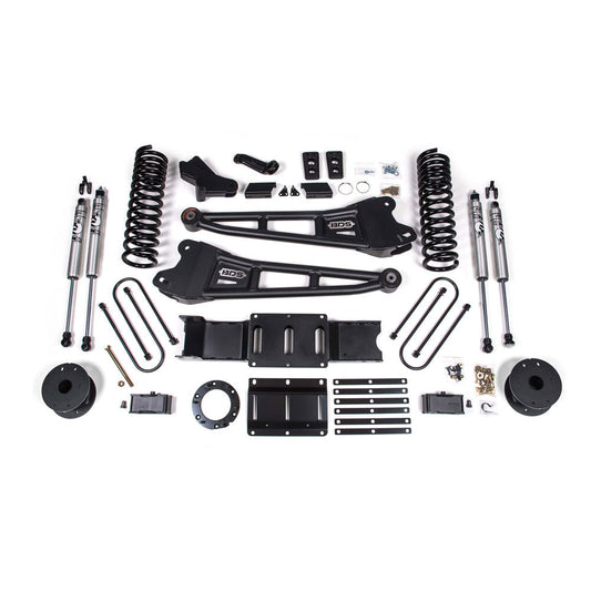 BDS Suspension 4" Radius Arm Lift Kit 19-22 Ram 6.7L Cummins 3500 w/Factory Air