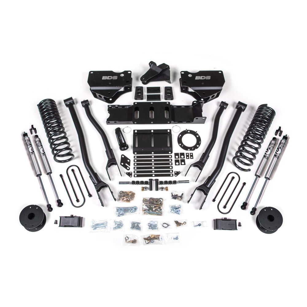 BDS Suspension 4" 4 Link Lift Kit 19-24 Ram 6.7L Cummins 3500 w/Factory Air