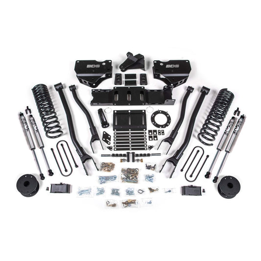 BDS Suspension 4" 4 Link Lift Kit 19-24 Ram 6.7L Cummins 3500 w/Factory Air