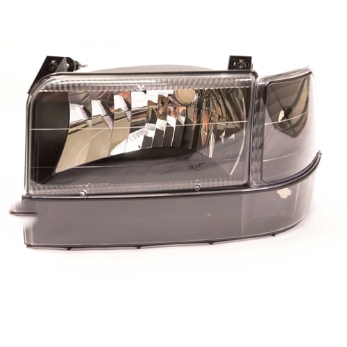 Complete Performance Six Piece Clear Black Headlight Kit 92-96 Ford