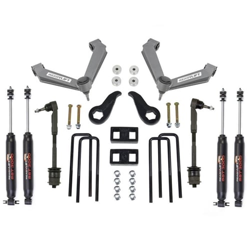 ReadyLIFT 69-3513 3.5" Front / 1" Rear SST Lift Kit with Shocks and Control Arms 11-19 GM 2500HD