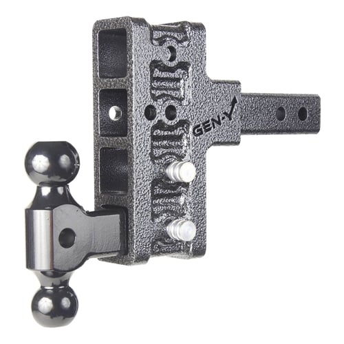 Gen-Y Mega-Duty Series 10K Drop Hitch 2" Offset Shank Hitch & Versa Ball