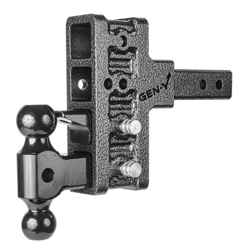 Gen-Y Mega-Duty Series 10K Drop Hitch 2" Offset Shank Hitch W/ Versa Ball & Pintle