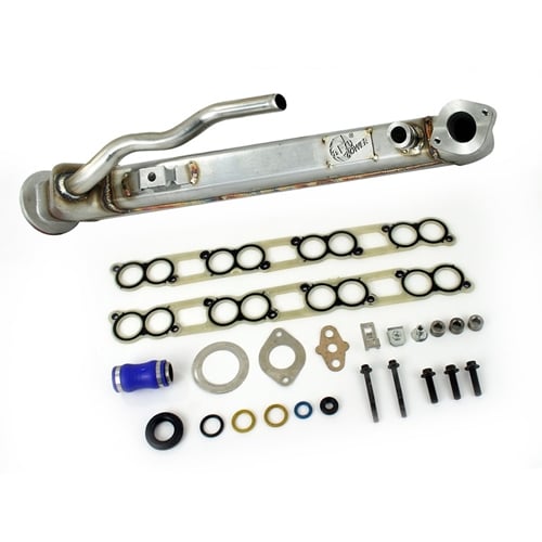 AFE 46-90077 BladeRunner Square EGR Cooler 04-07 Ford 6.0L Powerstroke