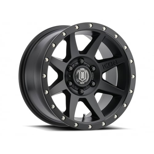 ICON Rebound Wheels | 17" 6x120  0mm | Satin Black