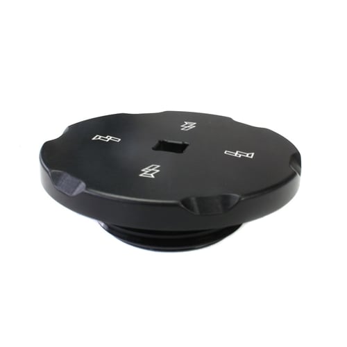 Industrial Injection Billet Black Anodized Front CP3 Access Cover 03-18 Dodge 5.9L / 6.7L Cummins
