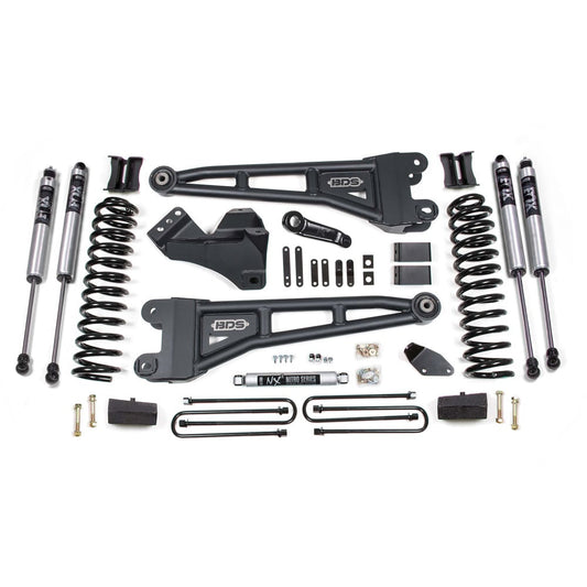 BDS Suspension 4" Radius Arm Lift Kit 05-07 Ford 6.0L Powerstroke F250 / F350