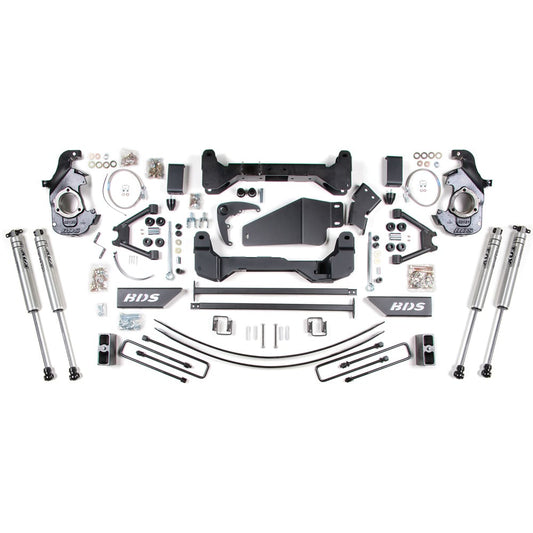 BDS Suspension 6" Lift Kit 1988-1998 GM 4WD 6 Lug Trucks