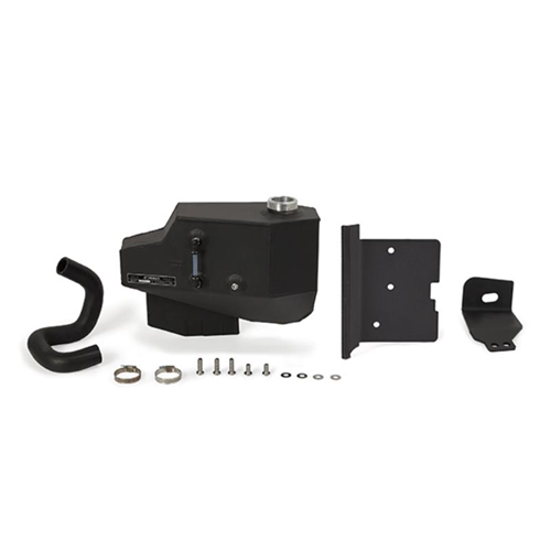 Mishimoto MMRT-F2D-08EMWBK Aluminum Degas Tank Wrinkle Black Finish 08-10 Ford 6.4L Powerstroke