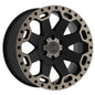 Black Rhino Wheels | Warlord | 18" 8x6.5 -12mm | Matte Black Machined Lip