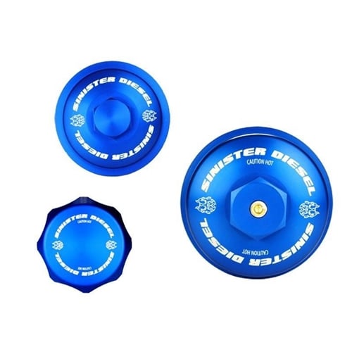 Sinister Diesel Billet Cap Kit 03-07 6.0L Ford Powerstroke
