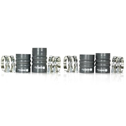 Sinister Diesel Silicone Intercooler Hose and Clamp Kit 08-10 6.4L Ford Powerstroke