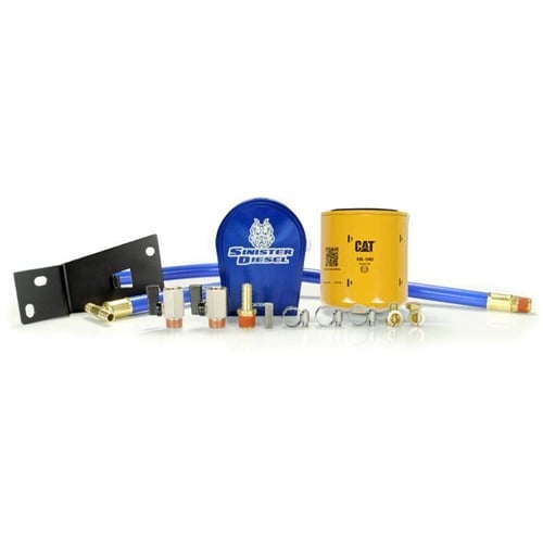 Sinister Diesel Coolant Filtration System with Cat Filter 99-03 7.3L Ford Powerstroke