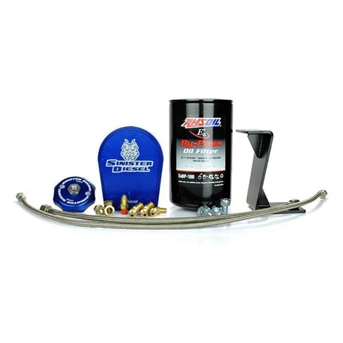 Sinister Diesel Bypass Oil Filter System 06-07 Dodge 5.9L Cummins