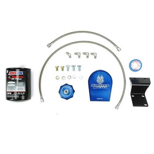 Sinister Diesel Bypass Oil Filter System 13-24 Ram 6.7L Cummins
