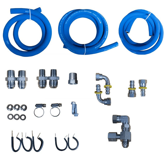 Power Driven Diesel 47RH | 47RE Transmission Cooler Line Replacement Kit 94-02 Dodge 5.9L Cummins