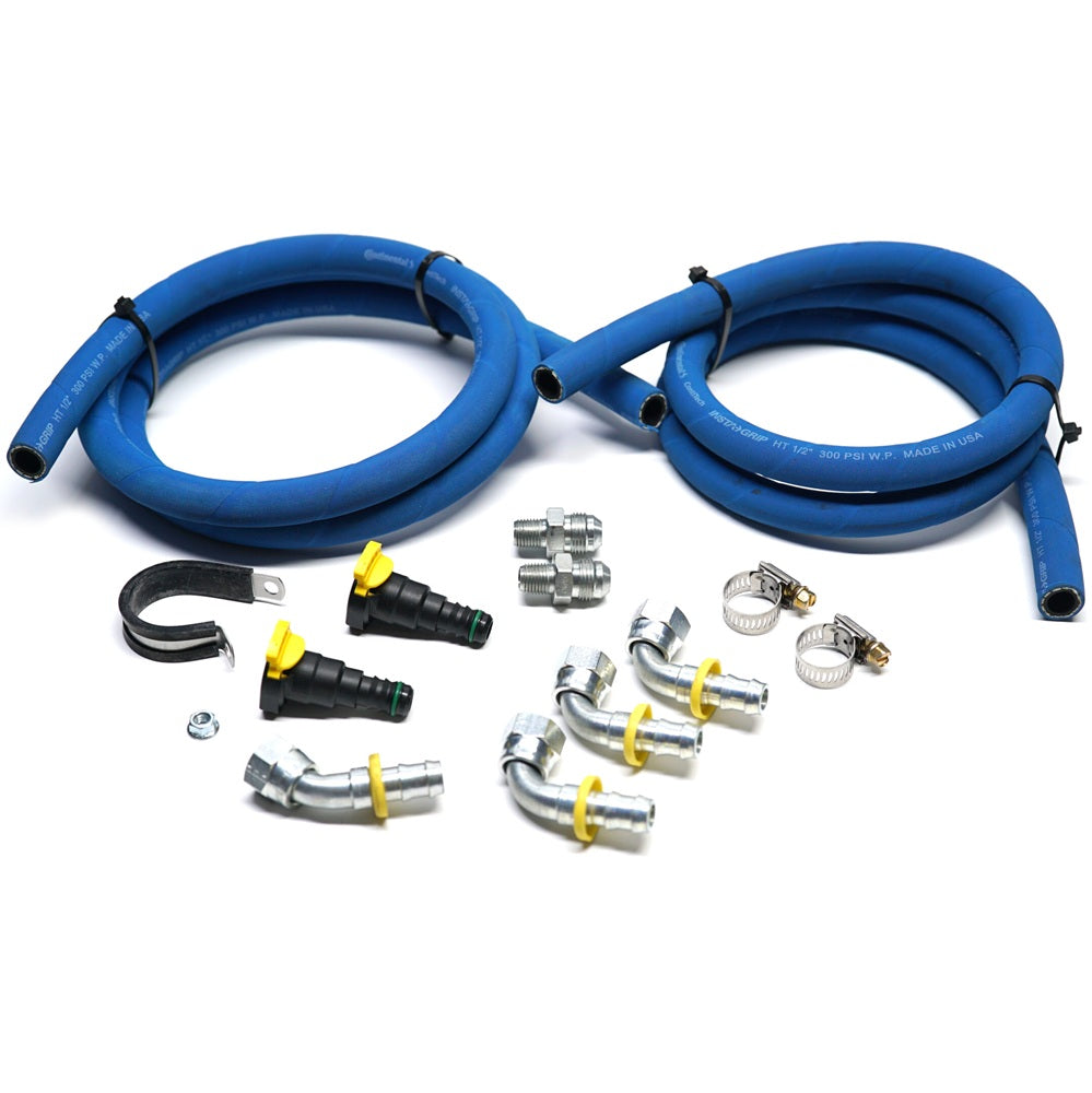 Power Driven Diesel 48RE Transmission Cooler Line Replacement Kit 03-07 Dodge 5.9L Cummins
