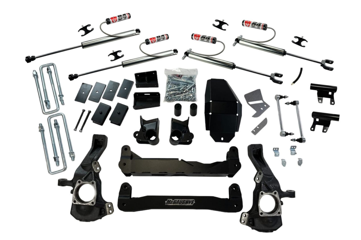 McGaughy's 4″ Lift Kit 20-26 GM 2500HD/3500 6.6L Duramax L5P