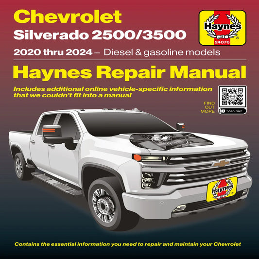 Haynes Repair Manual 20-24 GM 6.6L Duramax 2500HD/3500HD Silverado