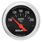 Auto Meter 2-1/16" Traditional Chrome Differential Temperature Gauge 100-250° F