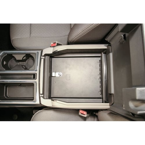 Tuffy Security Center Console Safe 17-22 Ford SuperDuty / 15-20 F-150