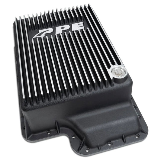 PPE Heavy-Duty Deep Aluminum Transmission Pan 03-10 6.0L/6.4L Ford Powerstroke