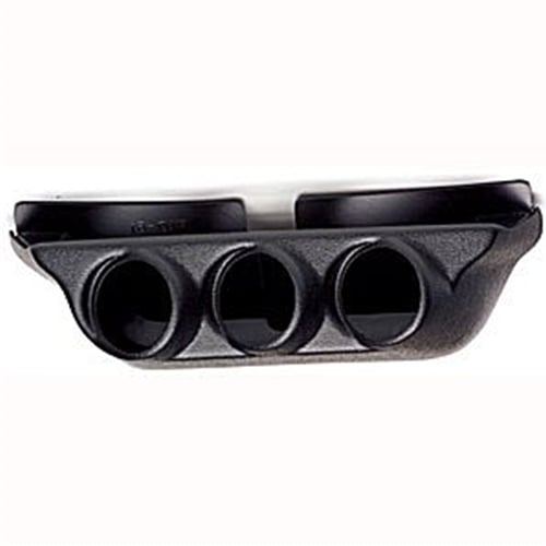 Auto Meter 3-Gauge Overhead Mount-Black 99-07 Ford 7.3L / 6.0L Powerstroke