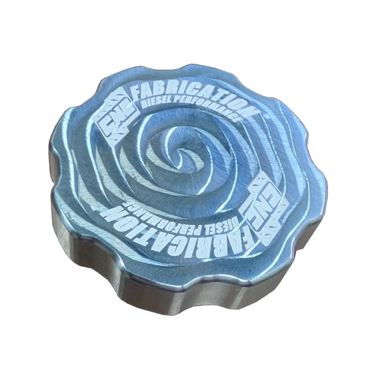 CNC Fabrications Billet Oil Fill Cap 95-10 Ford 7.3L/6.0L/6.4L Powerstroke
