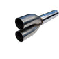 MBRP Armor Plus Universal Dual Muffler Delete Pipe 4" Inlet /Outlet 27.5" Overall