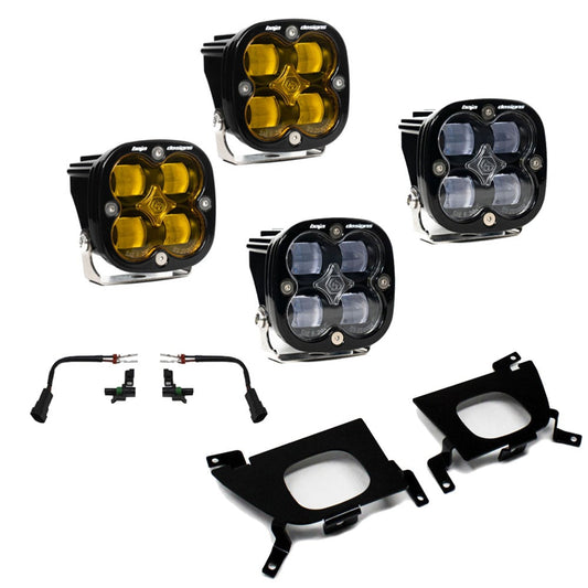 Baja Designs Squadron SAE Fog Pocket Light Kit 19-22 Silverado 1500 / 20-22 Silverado 2500HD / 3500